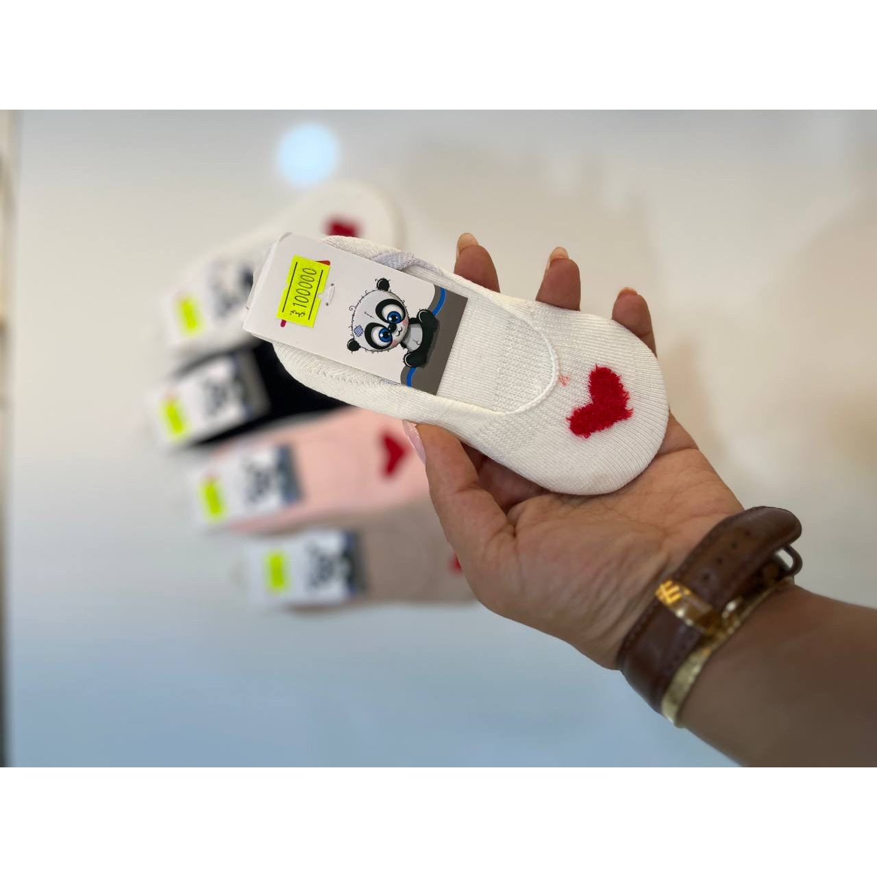جوراب کالج قلبی سایز 3