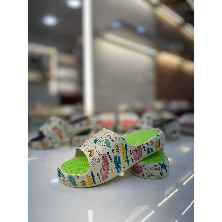 دمپایی آذین چاپ بچگانه